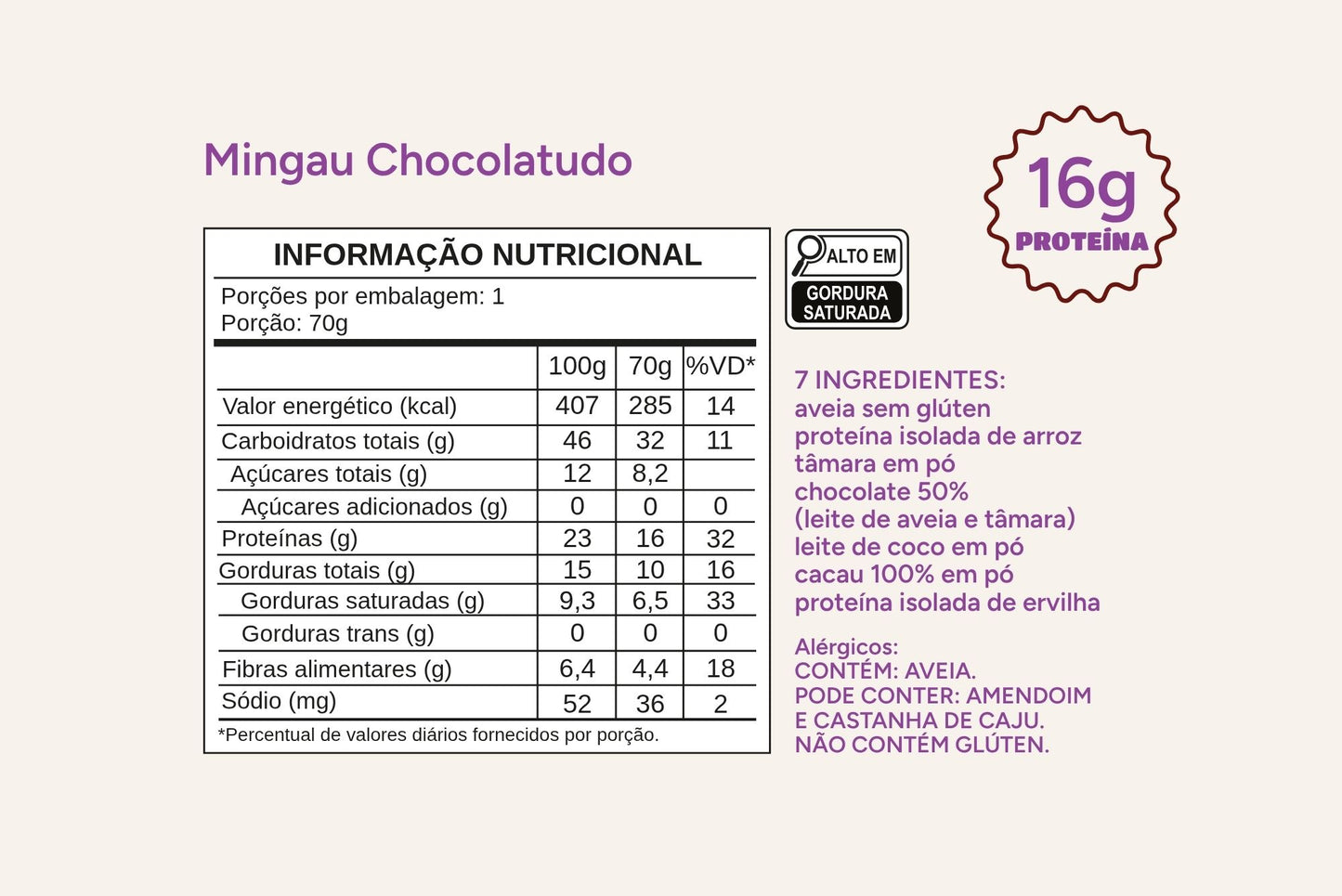 Chocolatudo (16g de Proteína)