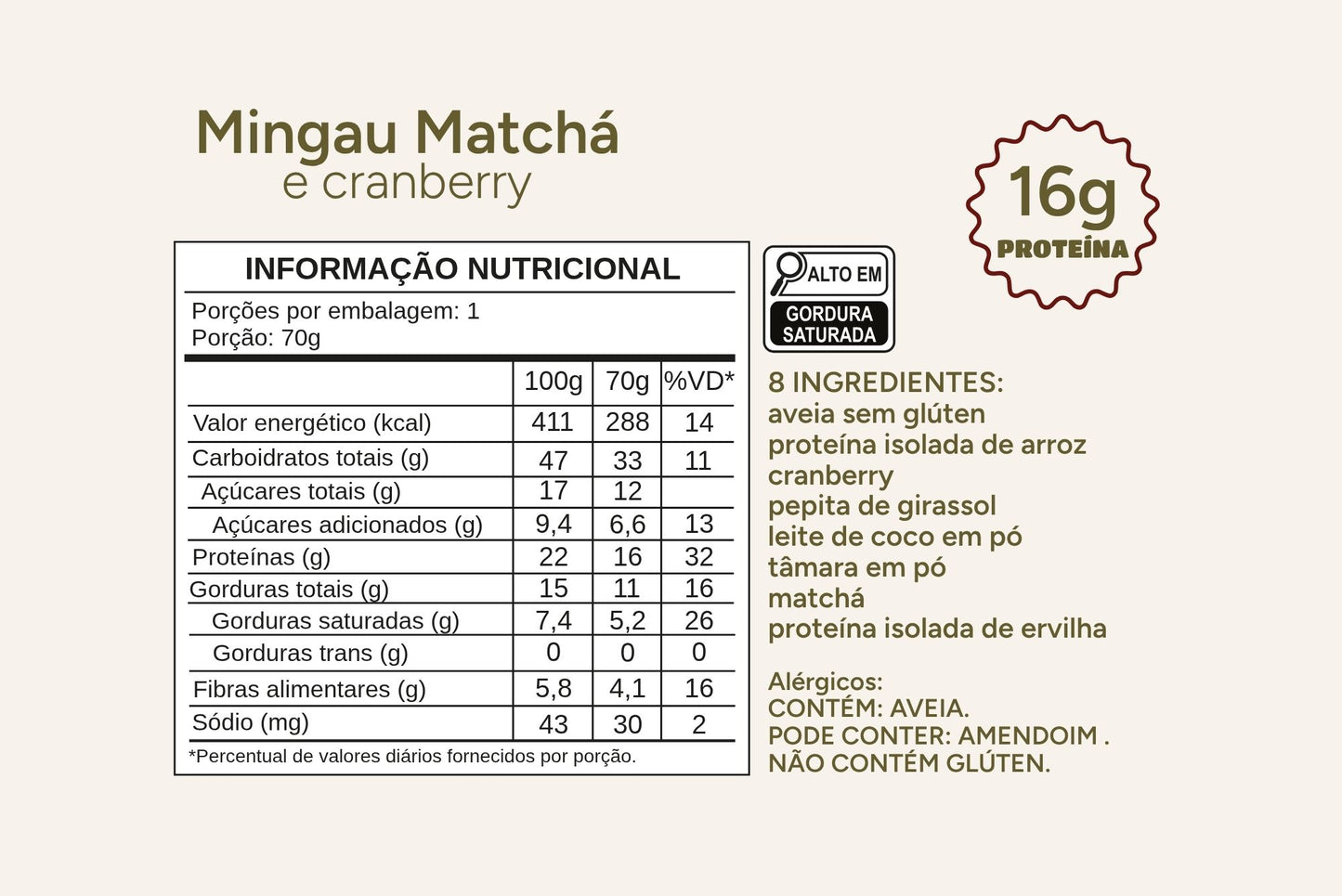 Matchá (16g de Proteína)